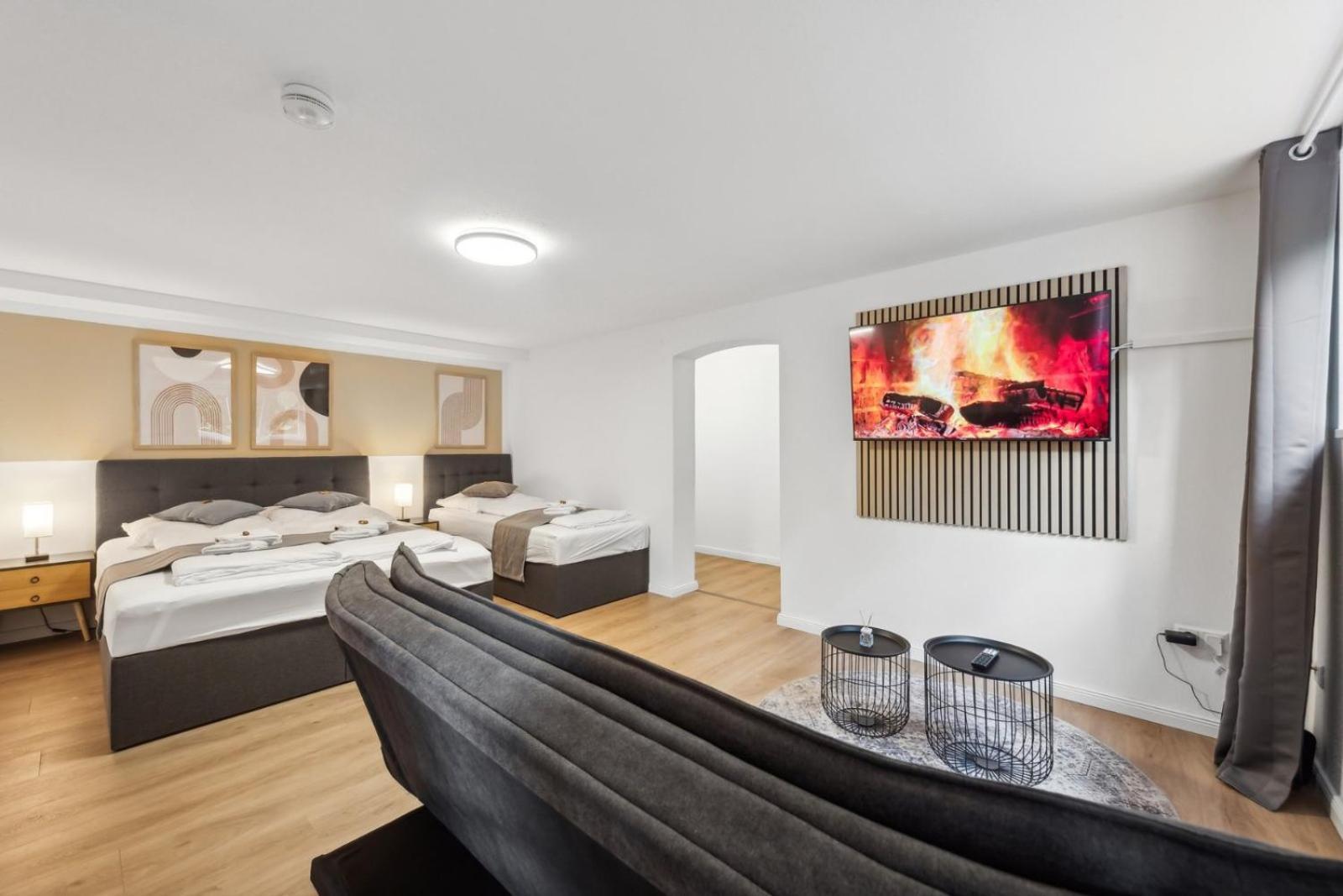 Andriss - Kaiserberg Apartments - Kitchen - Wifi - Parking Kaiserslautern Luaran gambar