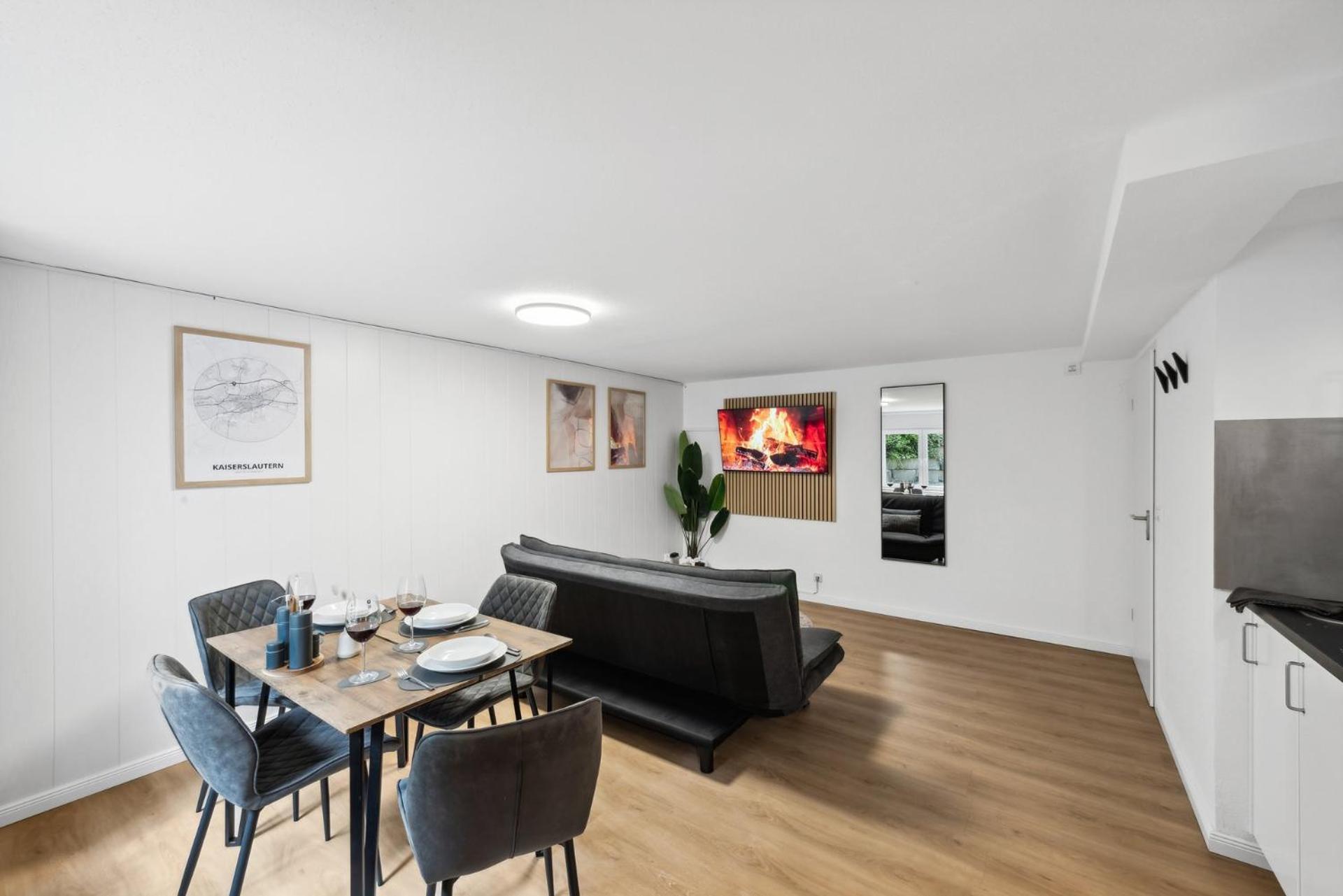 Andriss - Kaiserberg Apartments - Kitchen - Wifi - Parking Kaiserslautern Luaran gambar